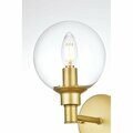 Cling 110 V E12 One Light Vanity Wall Lamp, Brass CL2952370